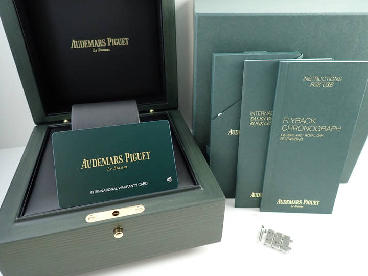 オーデマピゲ ロイヤルオーク クロノグラフ 50周年記念 Ref.26240ST.OO.1320ST.02 ステンレススチール ブラック文字盤