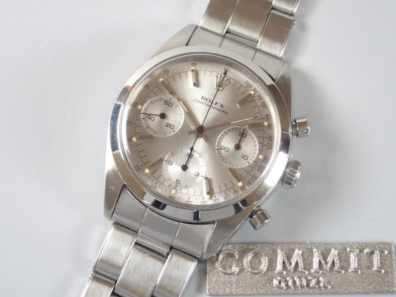 ロレックス クロノグラフ Ref.6238 シルバー文字盤 中古 chronograph-3