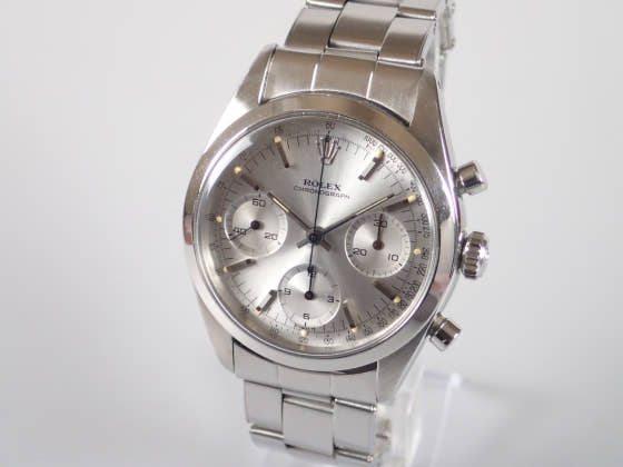 ロレックス クロノグラフ Ref.6238 シルバー文字盤 中古 chronograph-3