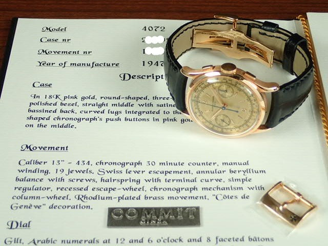 Vacheron Constantin Chronograph &lt;Certificate and Box&gt;