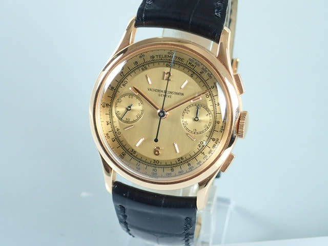 ヴァシュロンコンスタンタン クロノグラフ Ref.4072 シャンパン文字盤 中古 chronograph-9