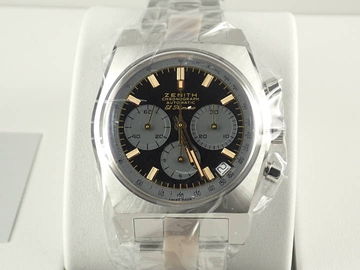 ゼニス クロノマスター リバイバル ルパン三世 50th Anniversary Edition Ref.95.L384-2.400/27.M384 ブラック文字盤 未使用 2T90P081
