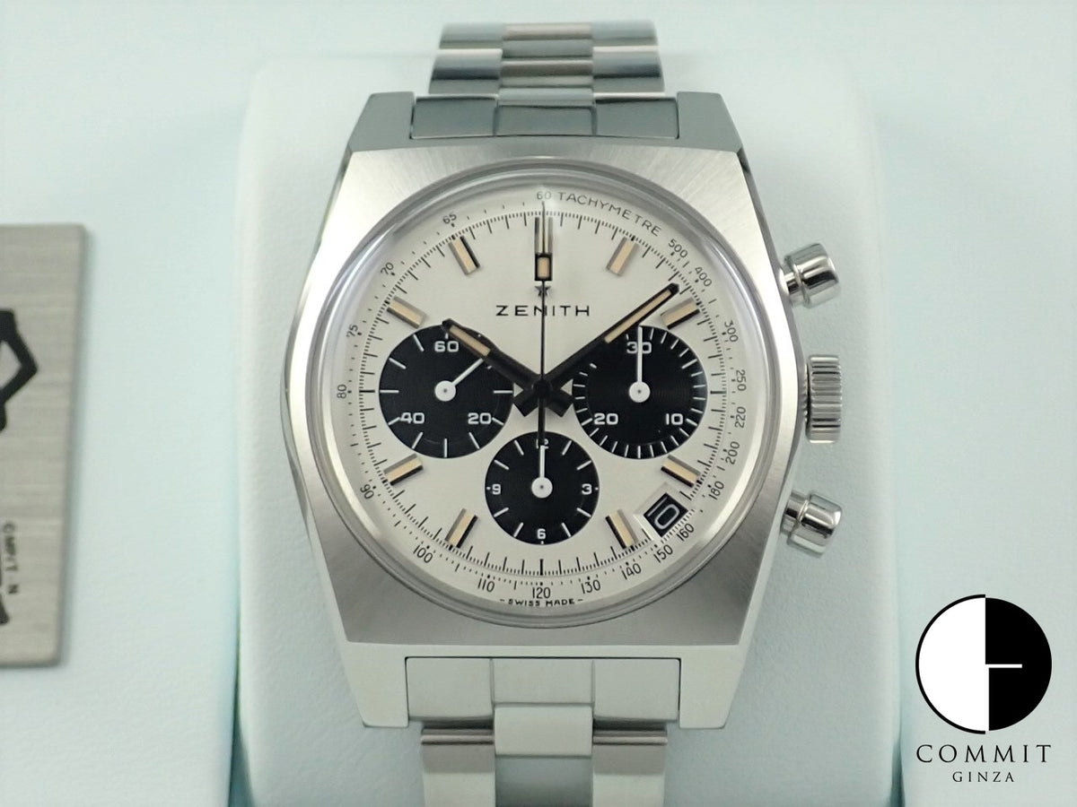 "Zenith" Chronomaster A384 "LUPIN THE THIRD 2nd Edition" Ref.03.L384-2.400/07.M384 White Dial Unused Y6C76138"