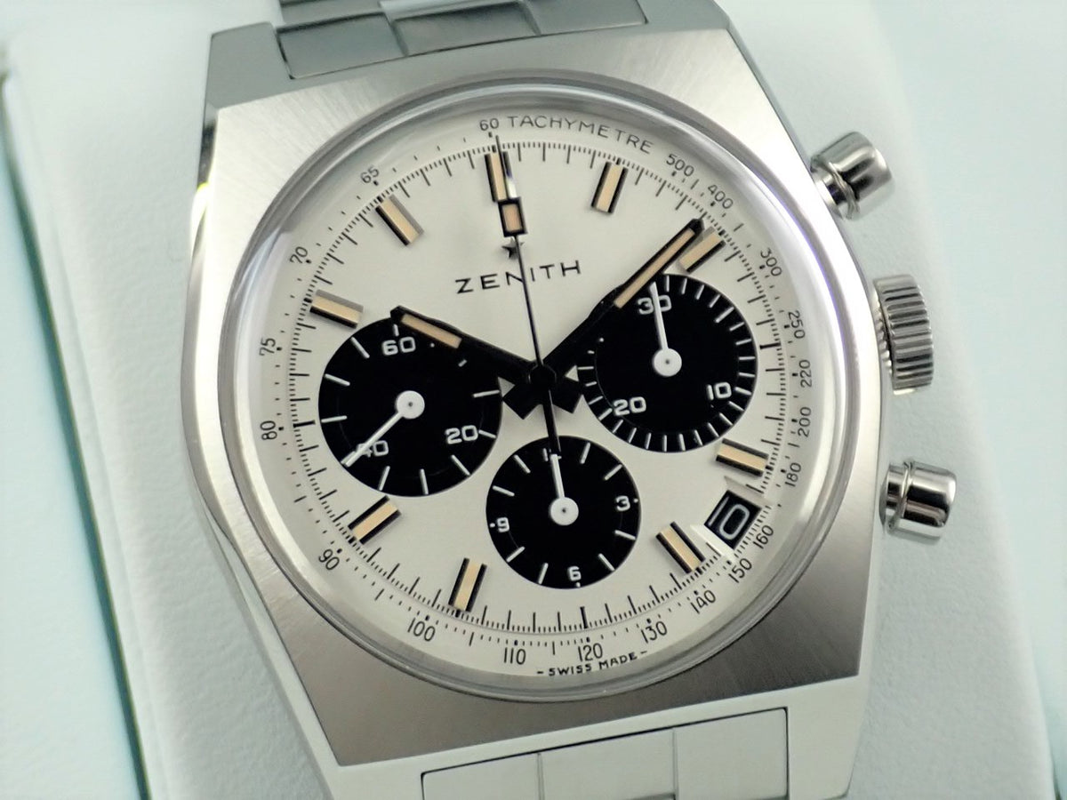 "Zenith" Chronomaster A384 "LUPIN THE THIRD 2nd Edition" Ref.03.L384-2.400/07.M384 White Dial Unused Y6C76138"