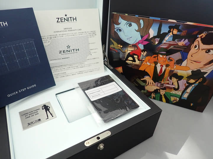 ゼニス クロノマスター A384 LUPIN THE THIRD 2nd Edition Ref.03.L384-2.400/07.M384 ホワイト文字盤 未使用 Y6C76138