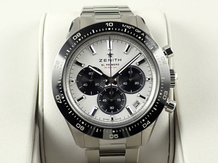 Zenith Chronomaster Sport El Primero Yoshida Special Ref.03.3102.3600/02.M3100 White Dial Very Good Condition 7UF14894