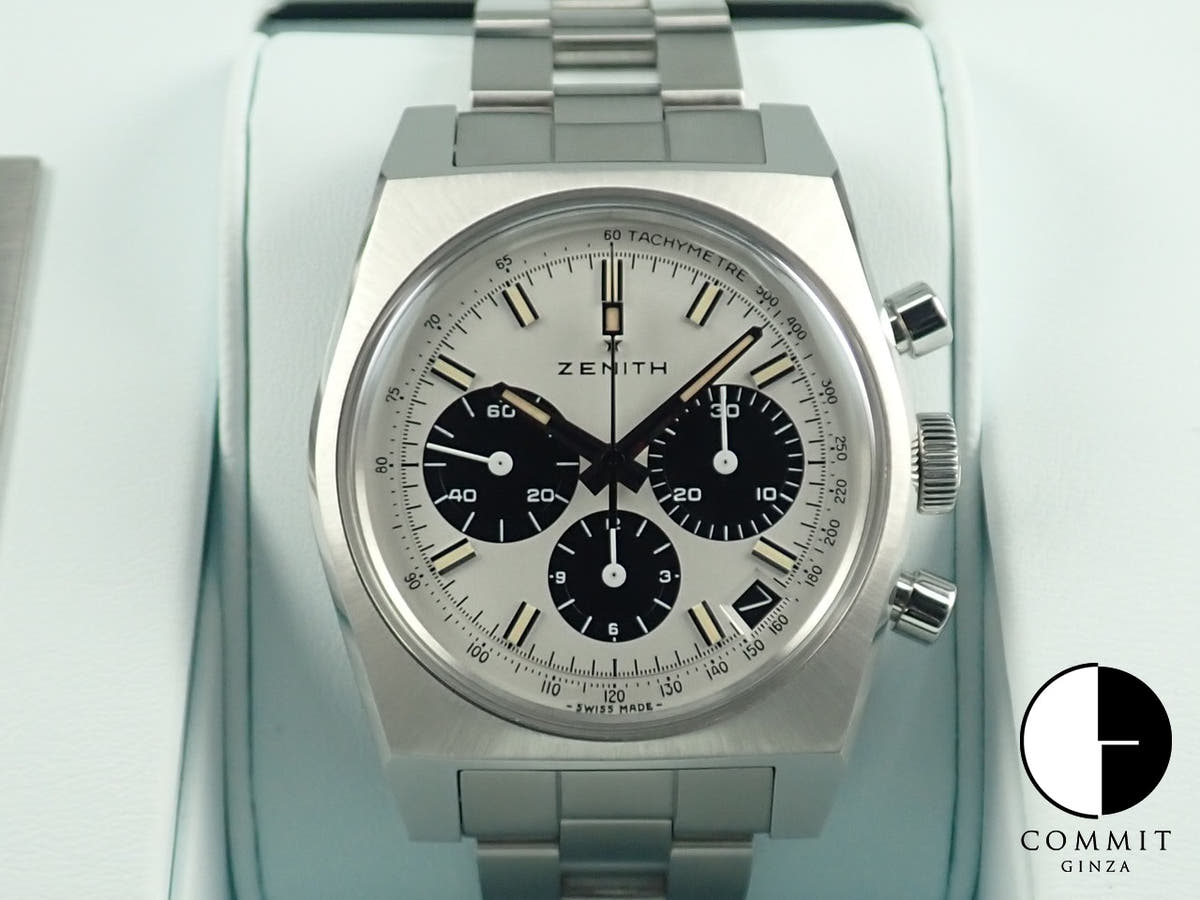 ゼニス エル・プリメロ リバイバル ルパン3世 セカンドリミッテッド Ref.03.L384-2.400/07.M384 ホワイト文字盤 美品 V8JPX6H6