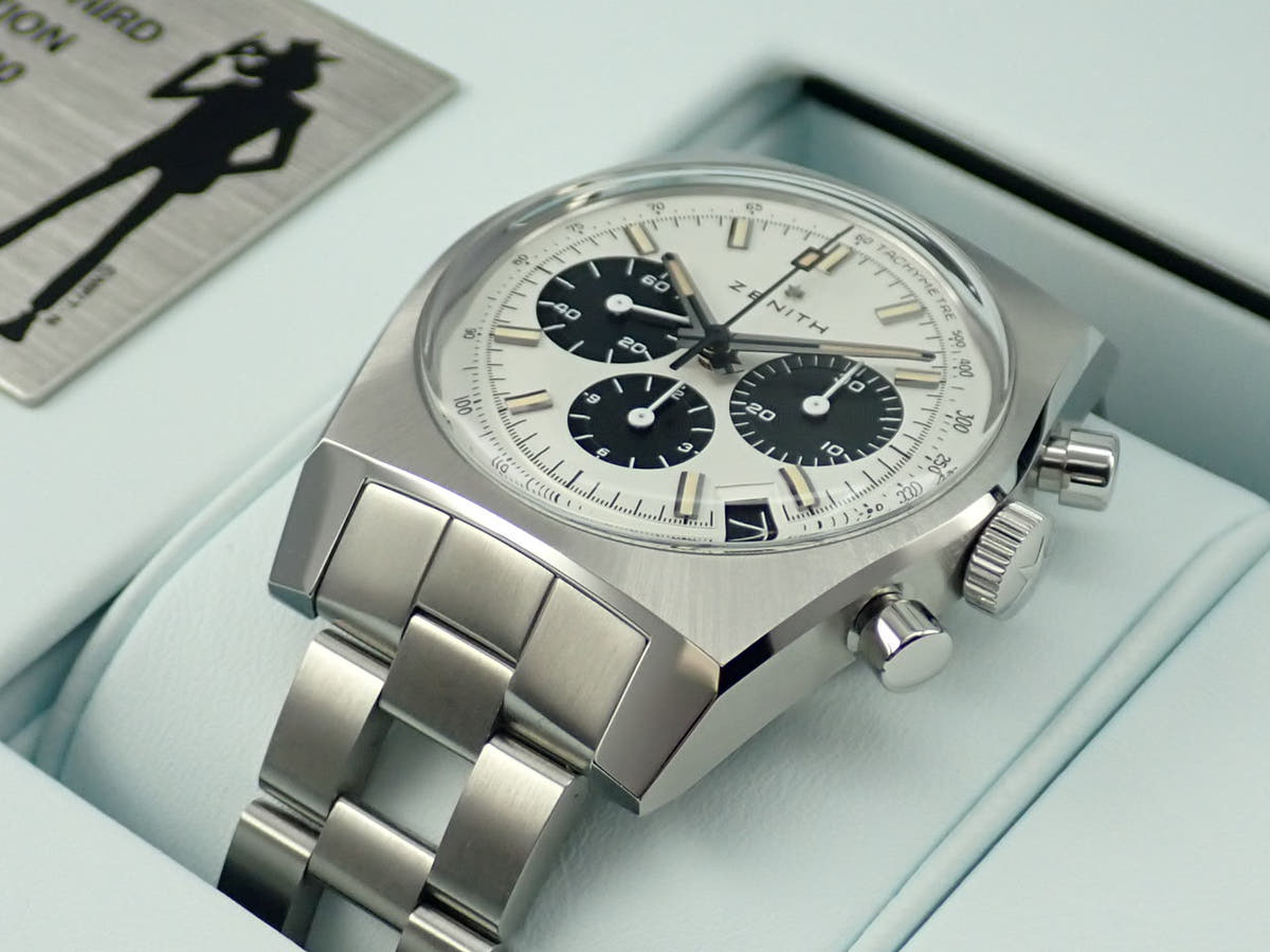 ゼニス エル・プリメロ リバイバル ルパン3世 セカンドリミッテッド Ref.03.L384-2.400/07.M384 ホワイト文字盤 美品 V8JPX6H6