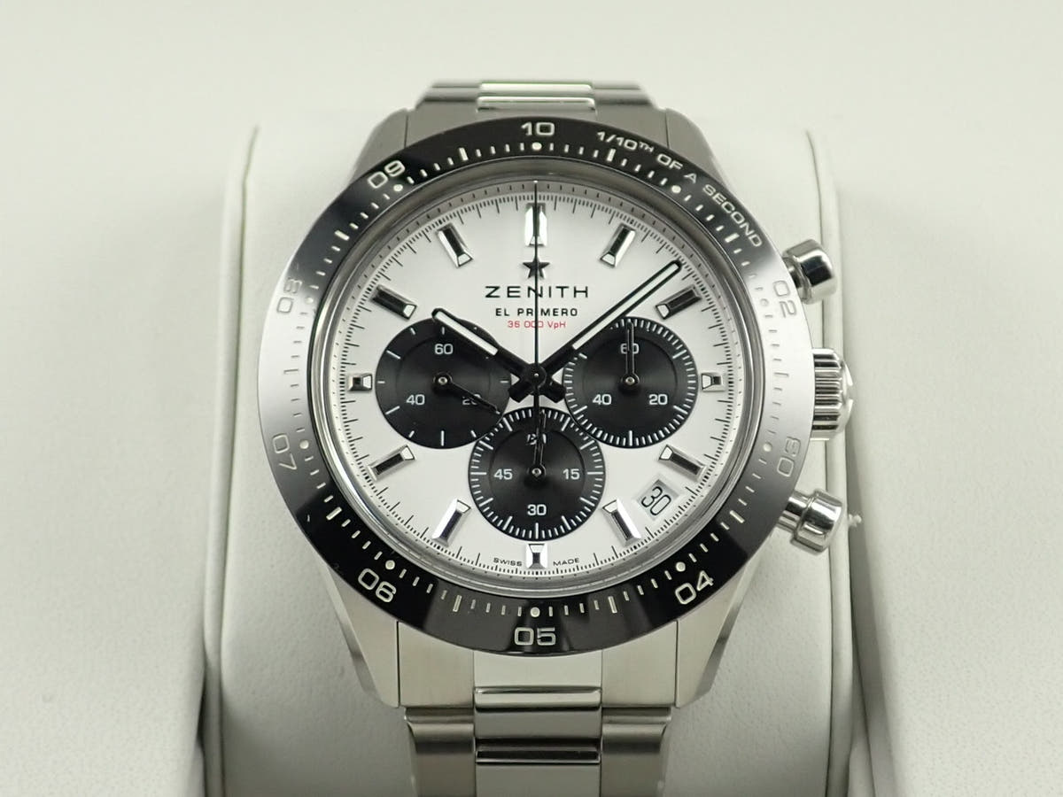 ゼニス クロノマスター スポーツ エル・プリメロ 限定100本 スペシャルエディション Ref.03.3102.3600/02.M3100 ホワイト文字盤 未使用 J9MV0X72