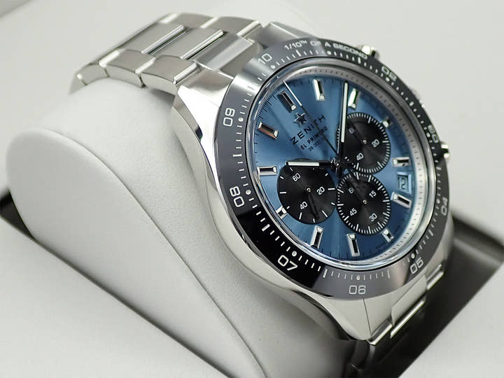 ゼニス クロノマスター スポーツ ヨシダ スペシャル エディション Ref.03.3104.3600/54.M3100 アクアブルー文字盤 未使用 7MY6Y5Z1