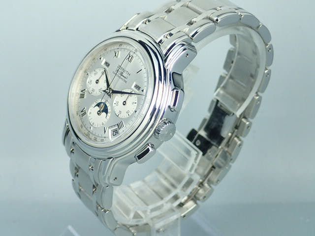 ゼニス クロノマスターT Ref.02.0240.410/01 シルバー文字盤 中古 chronomaster-3