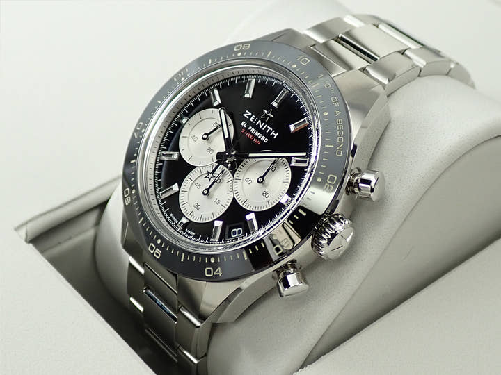 ゼニス クロノマスター スポーツ エル・プリメロ ヨシダスペシャル Ref.03.3101.3600/21.M3100 ブラック文字盤 美品 18TT9PF4