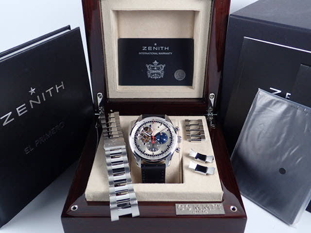 ゼニス クロノマスター1969 Ref.03.2040.4061/69.C496 シルバー文字盤 中古 chronomaster-4