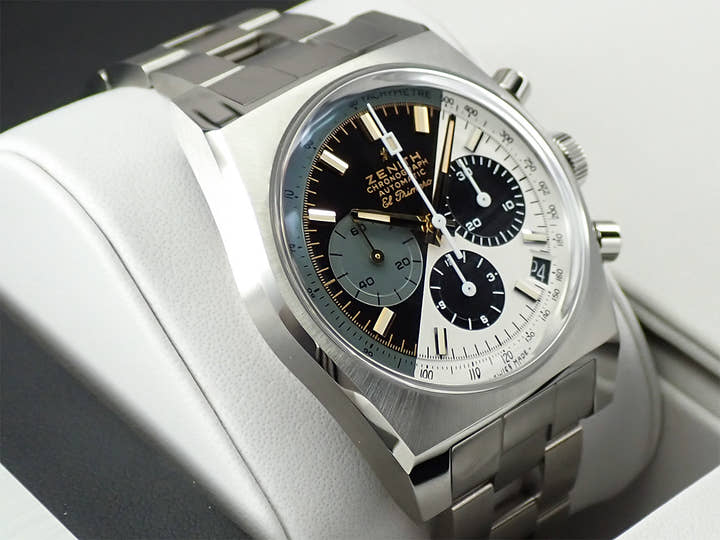 ゼニス クロノマスター リバイバル A384 ルパン三世 - ファイナルエディション Ref.95.L384.400/50.M384 ブラック＆クリームホワイト文字盤 極美品 0V6062MY