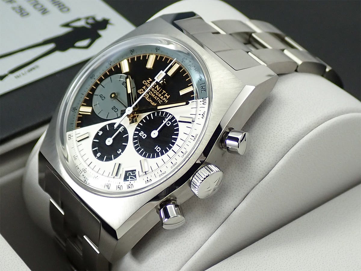 Zenith Chronomaster Revival A384 Lupin the Third - Final Edition Ref.95.L384.400/50.M384 Black &amp; Cream White Dial Very Good Condition 0V6062MY