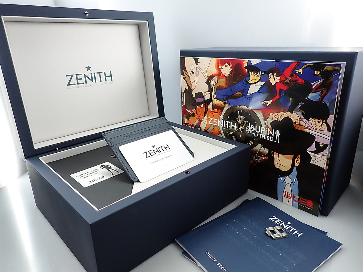 Zenith Chronomaster Revival A384 Lupin the Third - Final Edition Ref.95.L384.400/50.M384 Black &amp; Cream White Dial Very Good Condition 0V6062MY