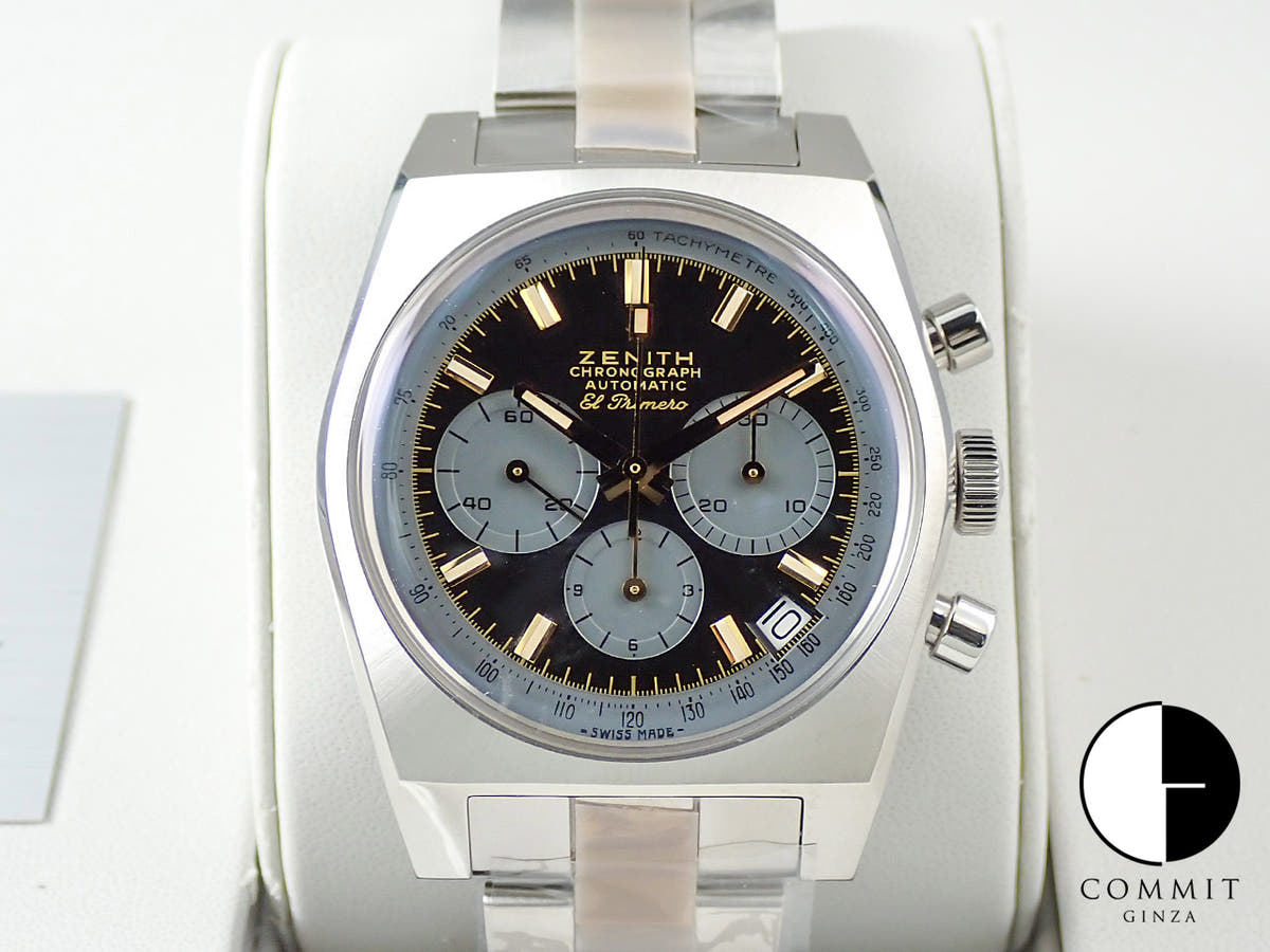 ゼニス クロノマスター リバイバル ルパン三世 50th Anniversary Edition Ref.95.L384-2.400/27.M384 ブラック文字盤 未使用 C1863759