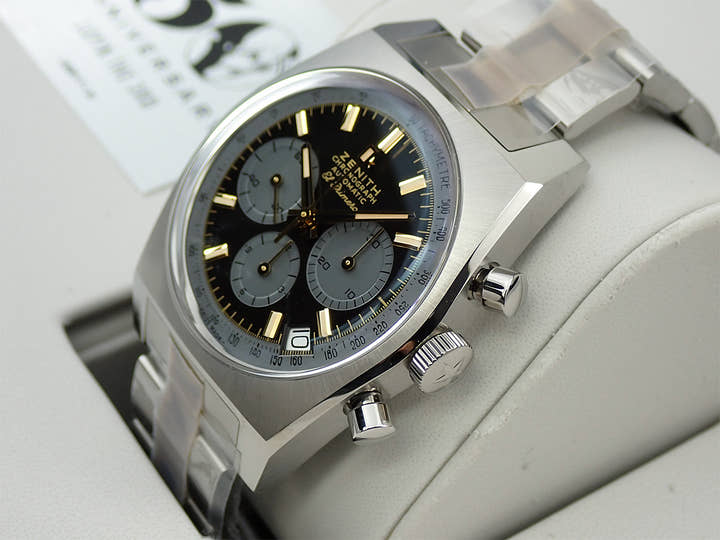 ゼニス クロノマスター リバイバル ルパン三世 50th Anniversary Edition Ref.95.L384-2.400/27.M384 ブラック文字盤 未使用 C1863759