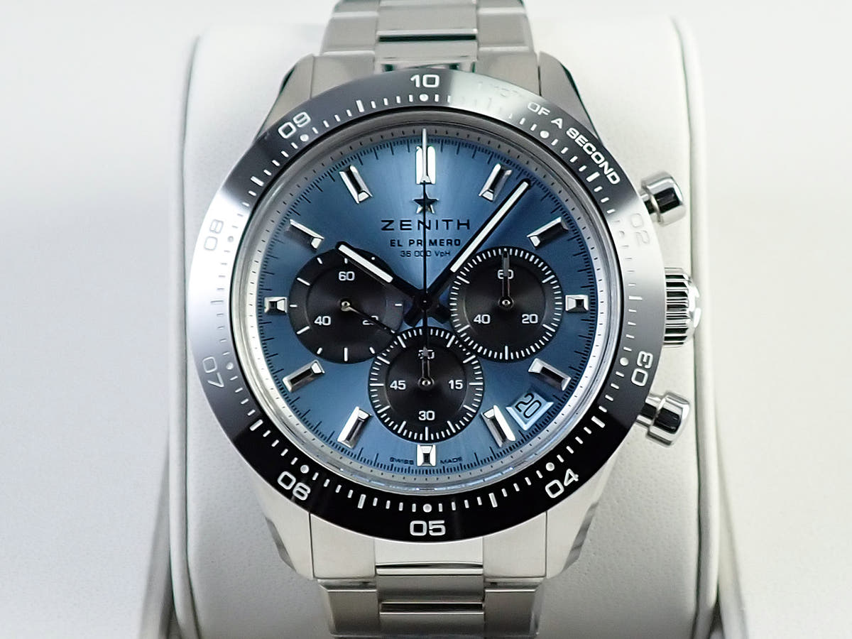 ゼニス クロノマスター スポーツ ヨシダ スペシャル エディション Ref.03.3104.3600/54.M3100 アクアブルー文字盤 美品 8UVAWKRW
