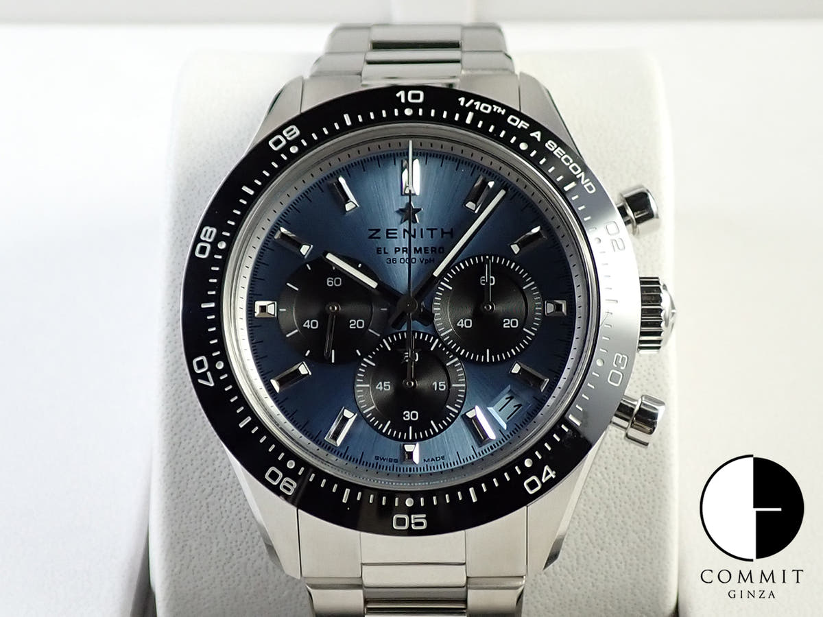 ゼニス クロノマスター スポーツ ヨシダ スペシャル エディション Ref.03.3104.3600/54.M3100 アクアブルー文字盤 未使用 UHL0RS8K