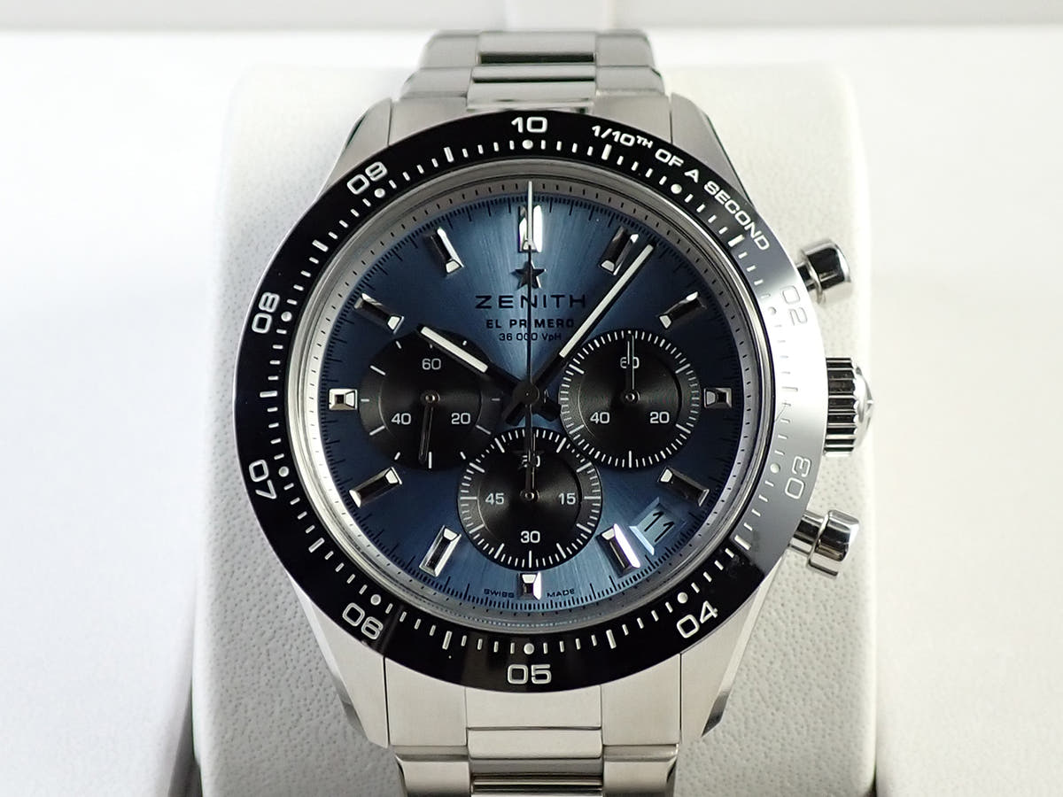 ゼニス クロノマスター スポーツ ヨシダ スペシャル エディション Ref.03.3104.3600/54.M3100 アクアブルー文字盤 未使用 UHL0RS8K