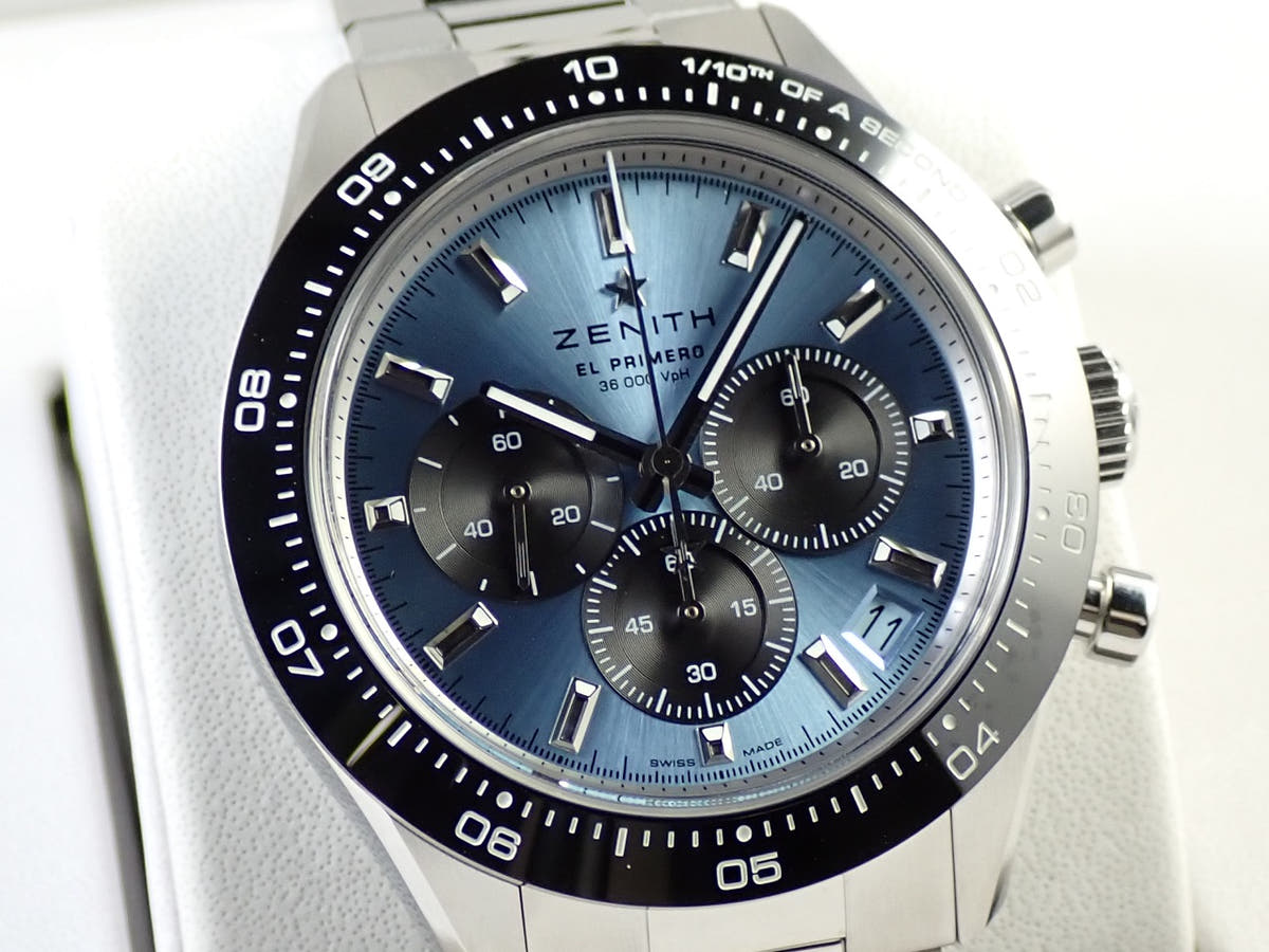 ゼニス クロノマスター スポーツ ヨシダ スペシャル エディション Ref.03.3104.3600/54.M3100 アクアブルー文字盤 未使用 UHL0RS8K