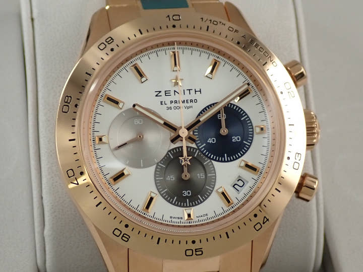 ゼニス クロノマスター スポーツ Ref.18.3101.3600/69.M3100 ホワイト文字盤 未使用 22L5VKYY
