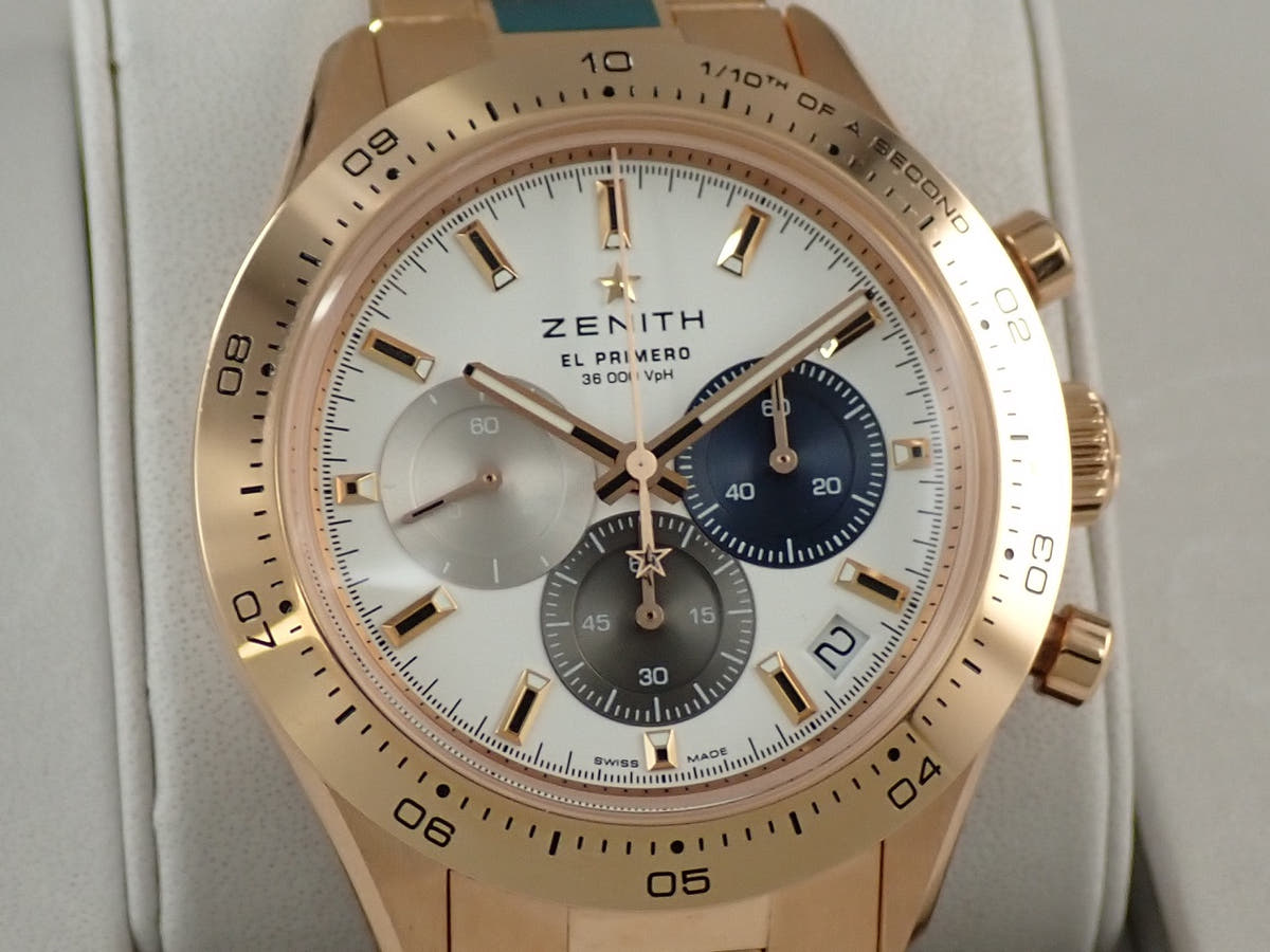 ゼニス クロノマスター スポーツ Ref.18.3101.3600/69.M3100 ホワイト文字盤 未使用 22L5VKYY