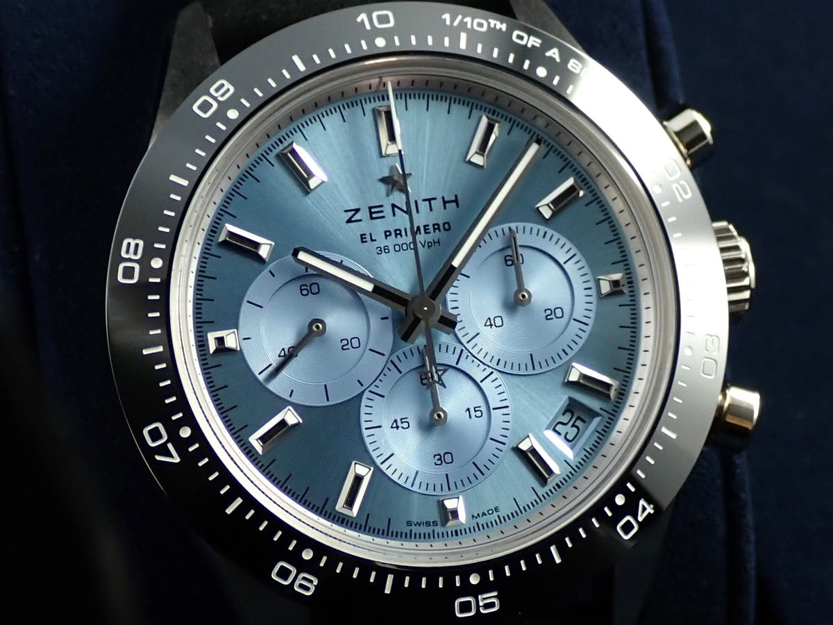 ゼニス クロノマスター スポーツ ヨシダ スペシャル エディション Ref.65.3104.3600/52.C920 アクアブルー文字盤 未使用 100SAHFP