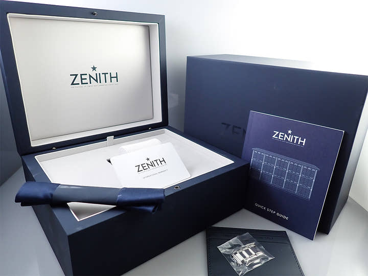 Zenith Chronomaster Sports Yoshida Special Edition Ref.03.3105.3600/52.M3100 Aqua Blue Dial Unused A4SJWFFP