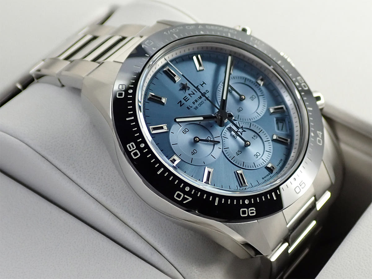 ゼニス クロノマスター スポーツ ヨシダ スペシャル エディション Ref.03.3105.3600/52.M3100 アクアブルー文字盤 未使用 L3074UC4