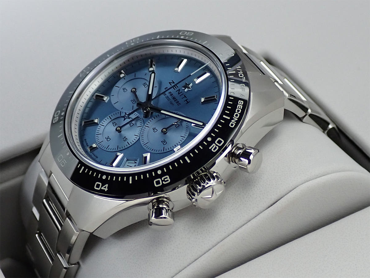 ゼニス クロノマスター スポーツ ヨシダ スペシャル エディション Ref.03.3105.3600/52.M3100 アクアブルー文字盤 未使用 L3074UC4