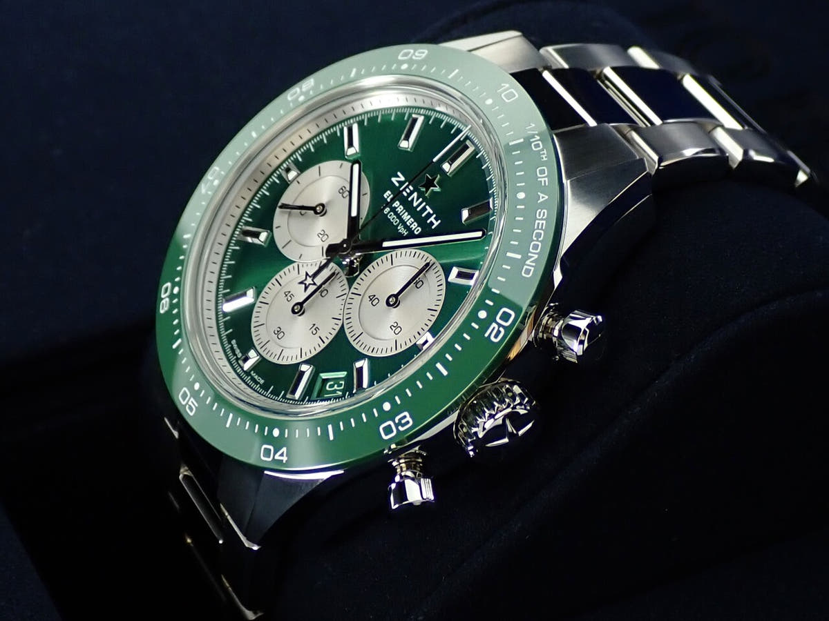ゼニス クロノマスター スポーツ YOSHIDA SPECIAL EDITION Ref.03.3108.3600/57.M3100 グリーンラッカー文字盤 未使用 94FRSCZR