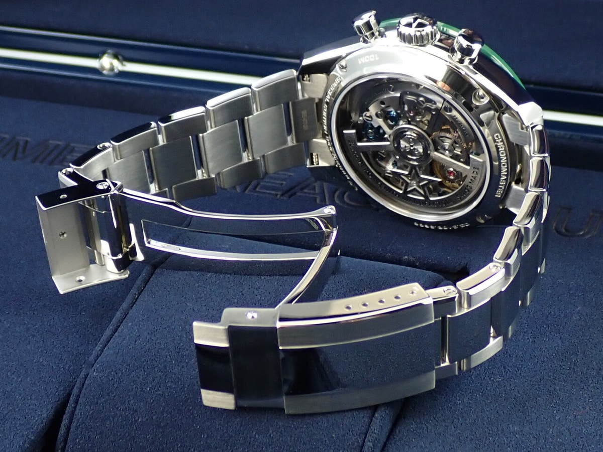 ゼニス クロノマスター スポーツ YOSHIDA SPECIAL EDITION Ref.03.3108.3600/57.M3100 グリーンラッカー文字盤 未使用 94FRSCZR