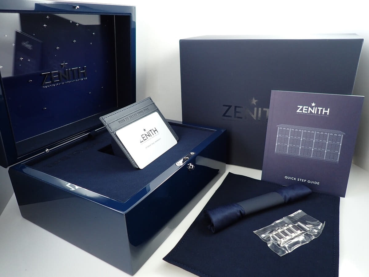 ゼニス クロノマスター スポーツ YOSHIDA SPECIAL EDITION Ref.03.3108.3600/57.M3100 グリーンラッカー文字盤 未使用 94FRSCZR