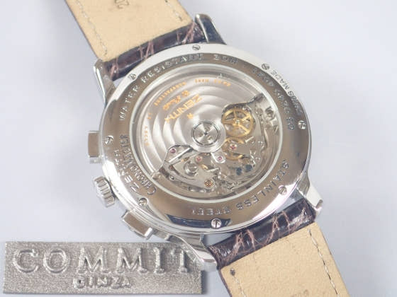 ゼニス クロノマスター Ref.03.0240.4021/72.C496 ブラウン文字盤 中古 chronomaster