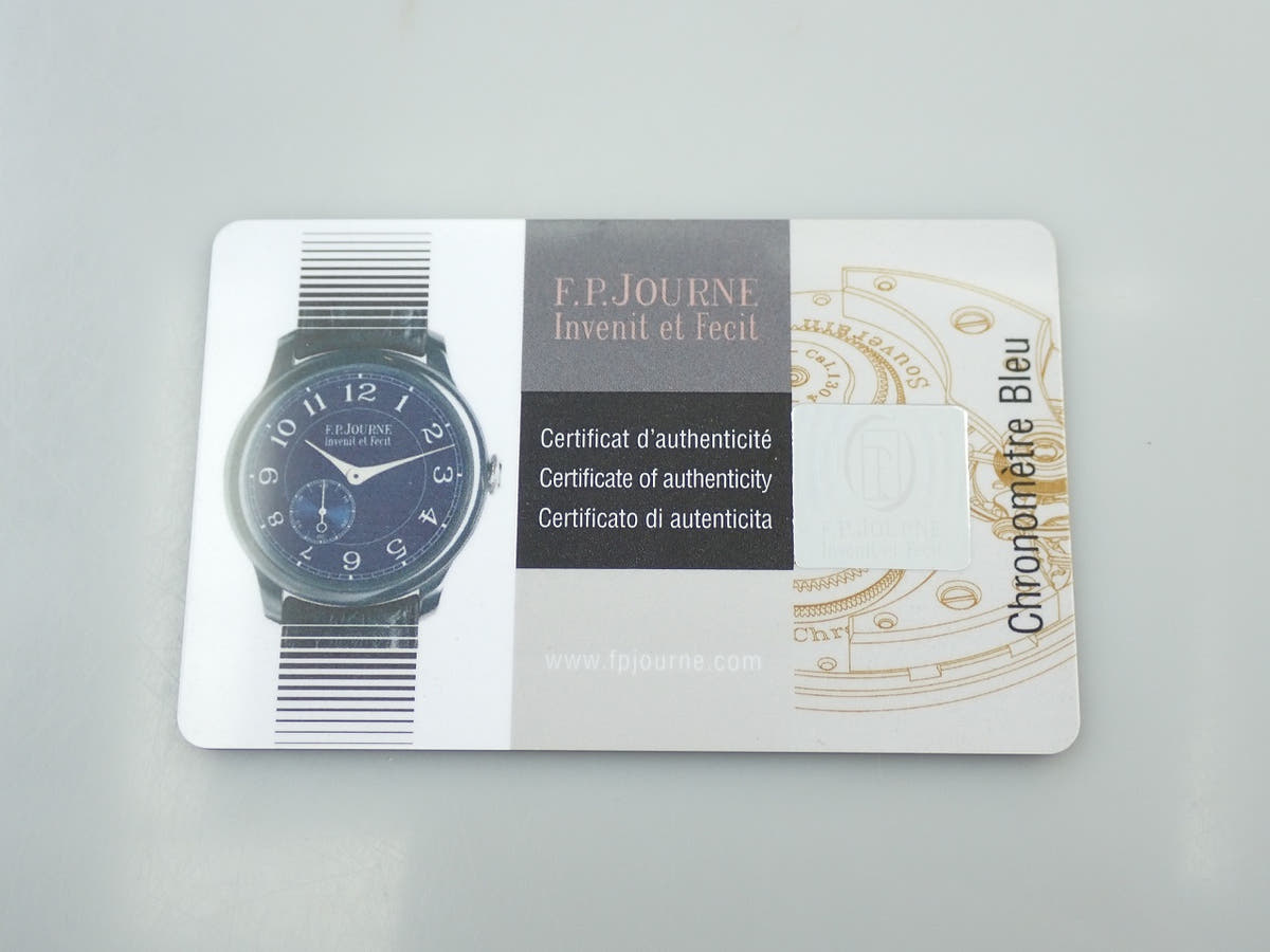 FP Journe Chronometer Blue Ref. - Chrome Blue Dial Used TFYK8J7S