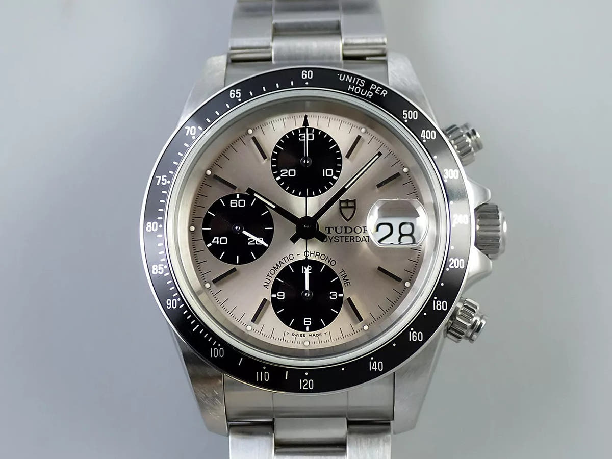 チューダー(チュードル) クロノタイム Ref.79260 シルバー/ブラック文字盤 美品 FH8A375T