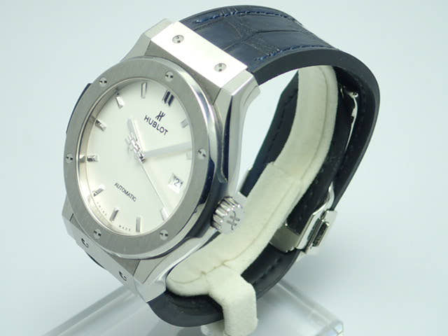 ウブロ クラシックフュージョン Ref.542.NX.2611.LR オパリンシルバー文字盤 中古 classic-12