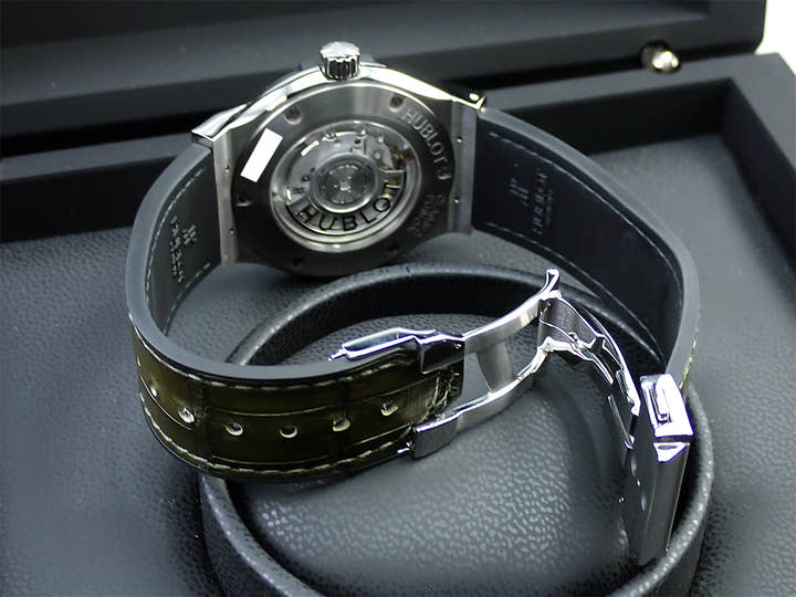 ウブロ クラシックフュージョン Ref.542.NX.8970.LR グリーン文字盤 美品 42XS8W70