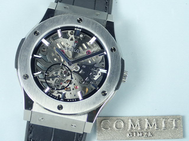 Hublot Classic Fusion Classico Ultra Thin Skeleton Titanium [Limited to 1000 pieces] Ref.515.NX.0170.LR