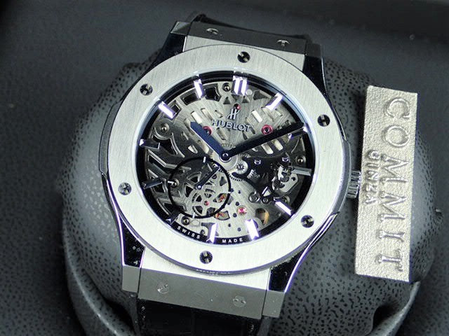 Hublot Classic Fusion Classico Ultra Thin Skeleton Titanium [Limited to 1000 pieces] Ref.515.NX.0170.LR