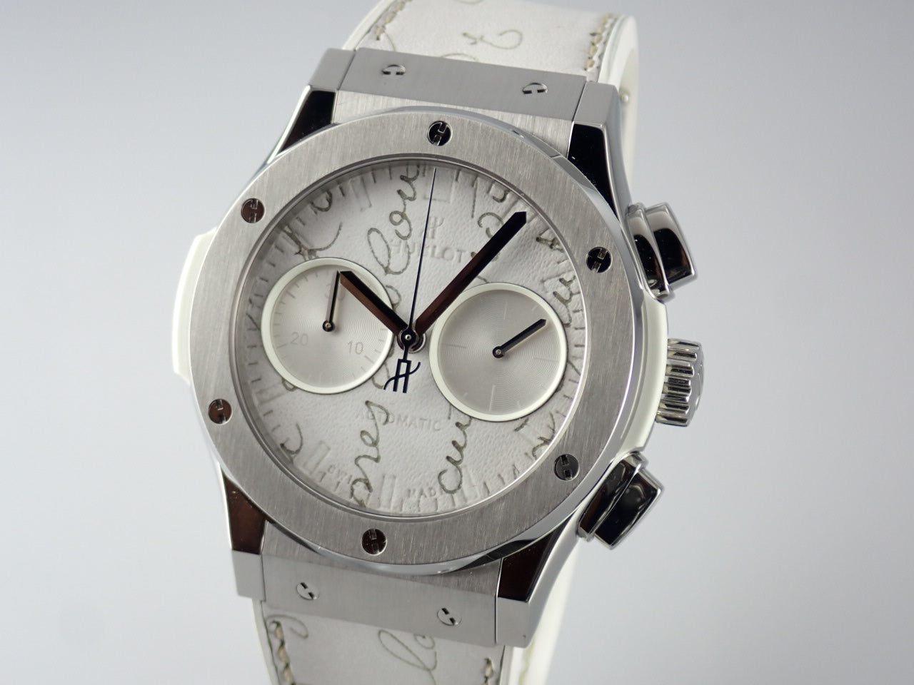 Hublot Classic Fusion Chronograph Berluti Scritto Flat Bianco Japan Limited Edition 100 pieces &lt;Warranty, Box, etc.&gt;