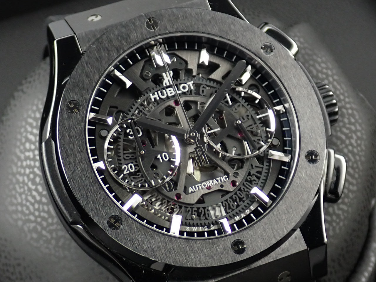 Hublot Classic Fusion Aero Chronograph Black Magic &lt;Warranty, Box, etc.&gt;