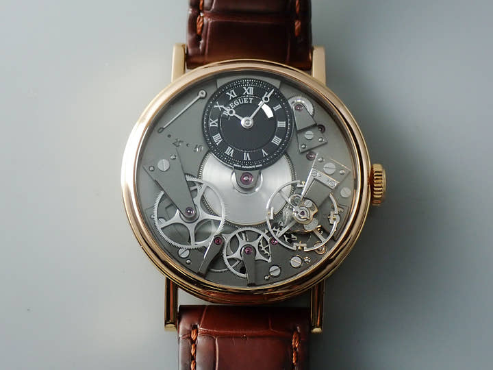 ブレゲ クラシック トラディション Ref.7027BR/G9/9V6 ブラックギョーシェ文字盤 中古 3A12A74M