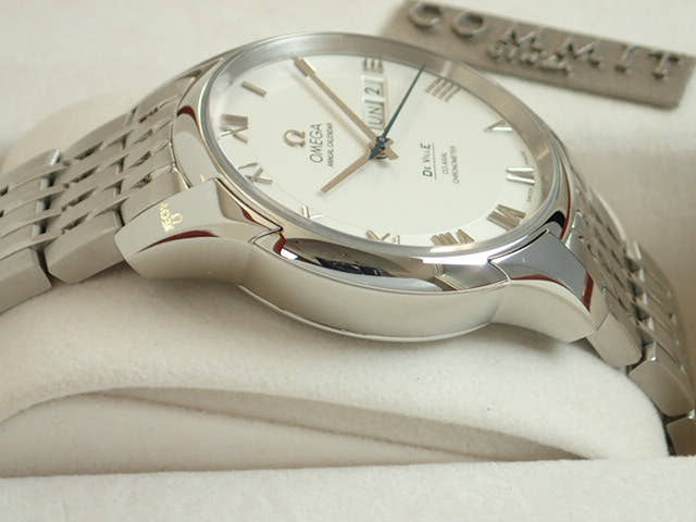 オメガ デヴィル Ref.431.10.41.22.02.001 シルバー文字盤 中古 co-axial-2