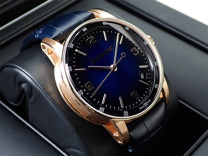 オーデマピゲ CODE 11.59 バイ オーデマ ピゲ Ref.15210OR.OO.A028CR.01 ピンクゴールド スモークブルーラッカー文字盤