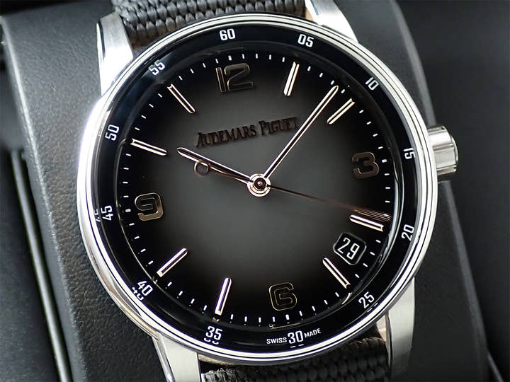 オーデマピゲ CODE 11.59 バイ オーデマ ピゲ Ref.15210CR.OO.A002KB.01 ホワイトゴールド/ピンクゴールド グレーラッカー文字盤