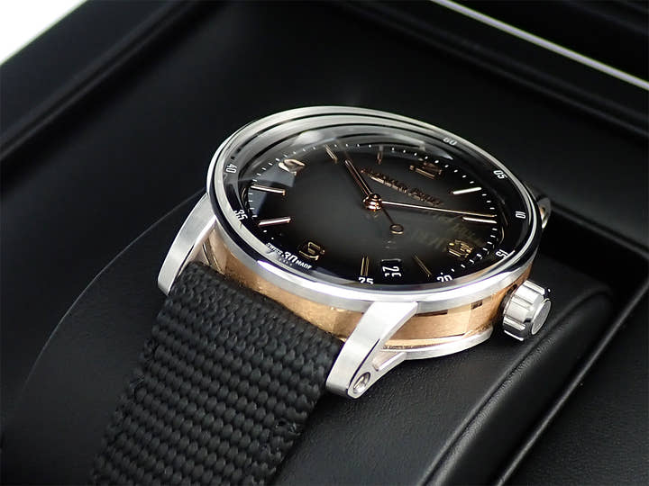 オーデマピゲ CODE 11.59 バイ オーデマ ピゲ Ref.15210CR.OO.A002KB.01 ホワイトゴールド/ピンクゴールド グレーラッカー文字盤