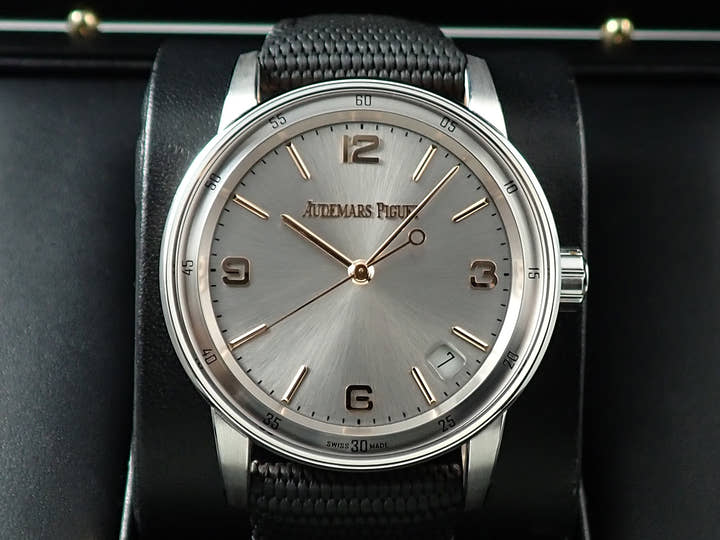 オーデマピゲ CODE 11.59 バイ オーデマ ピゲ Ref.15210CR.OO.A009CR.01 ホワイトゴールド/ピンクゴールド グレーラッカー文字盤